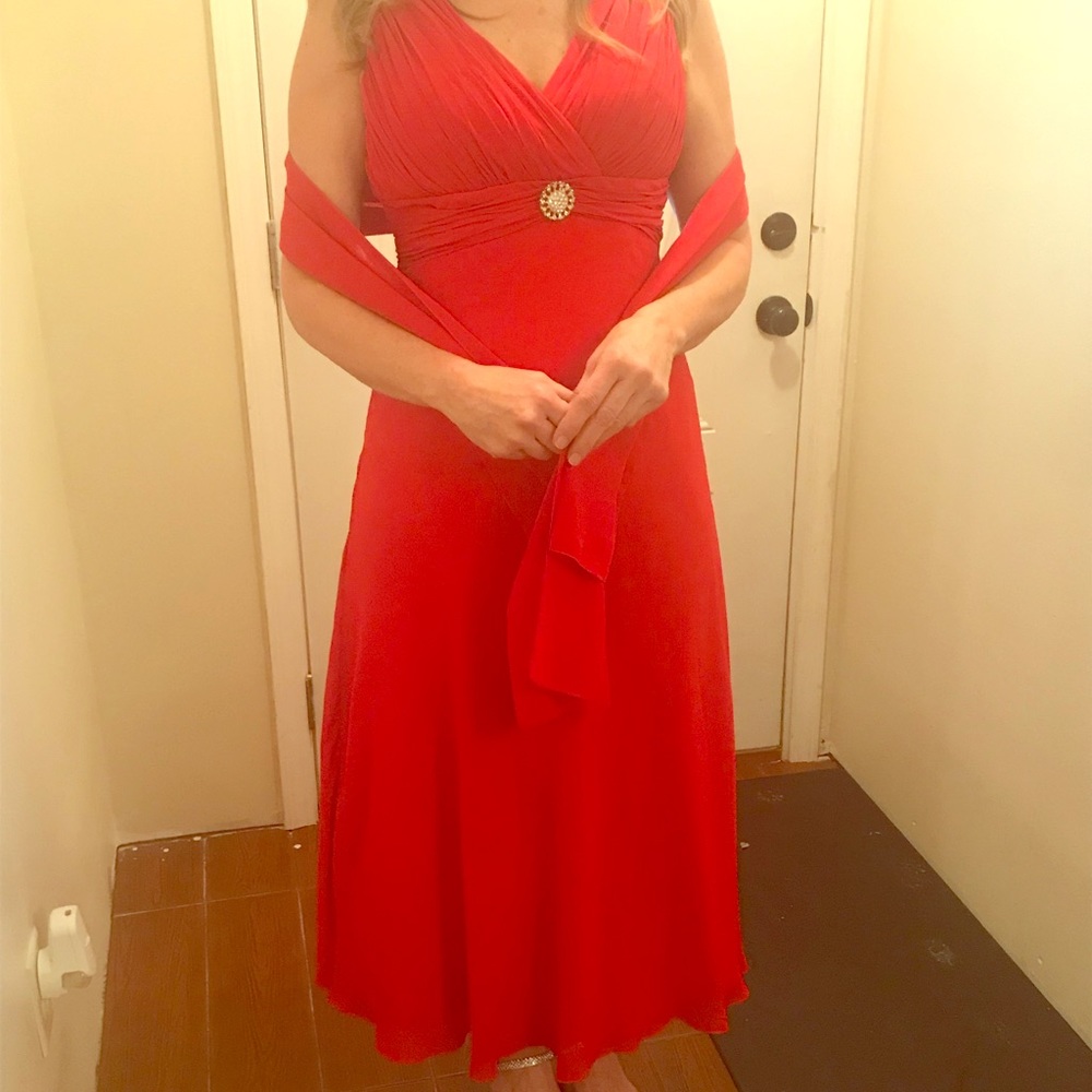 Red Evening Dress